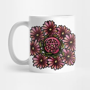 Green Witch Pentagram Mug